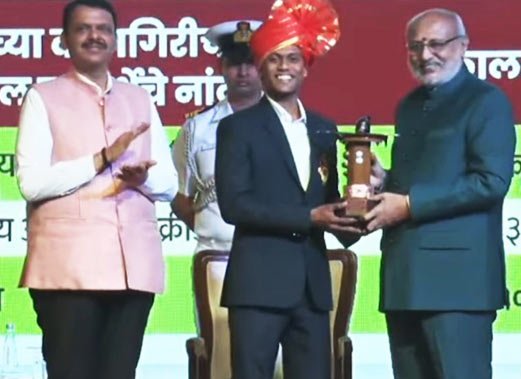 Shiv Chhatrapti Awardee Akshay Taral